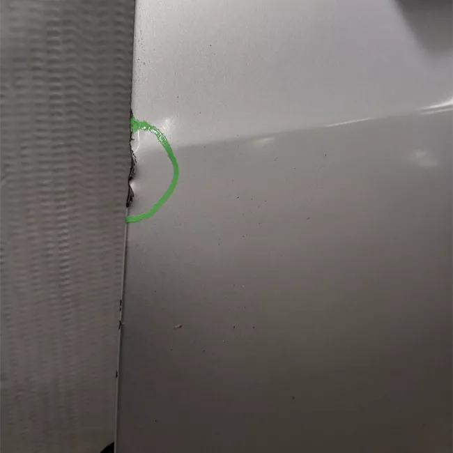 Porta anteriore sinistra Distanza cerniere 325mm