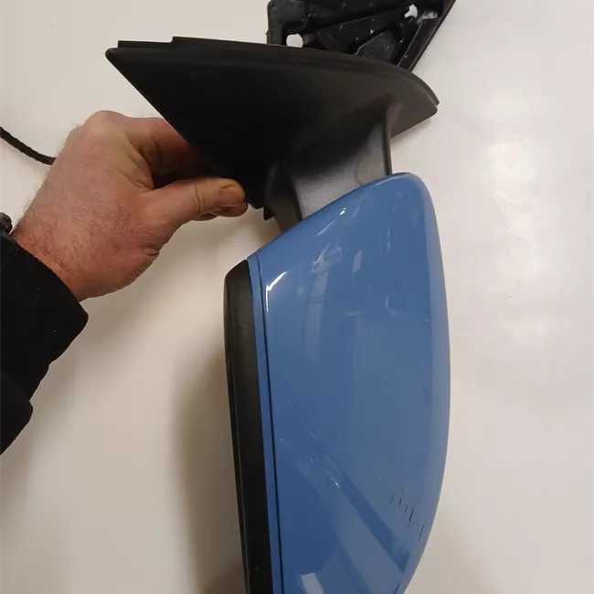 Retrovisore esterno regolazione elettrica destro con assistente cambio corsia nero satinato