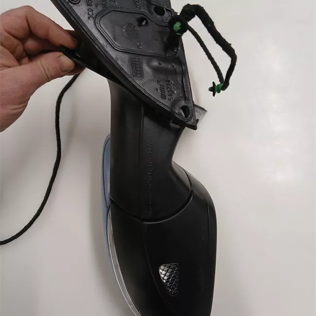 Retrovisore esterno regolazione elettrica destro con assistente cambio corsia nero satinato