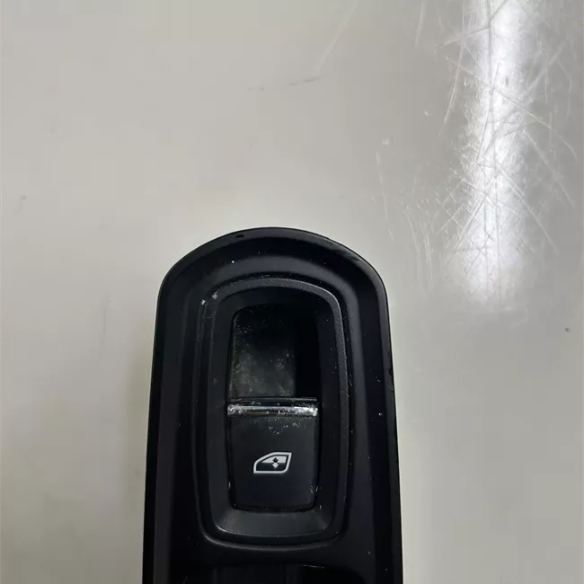 Interruttore alzacristalli porta anteriore nero opaco/cromo lucido