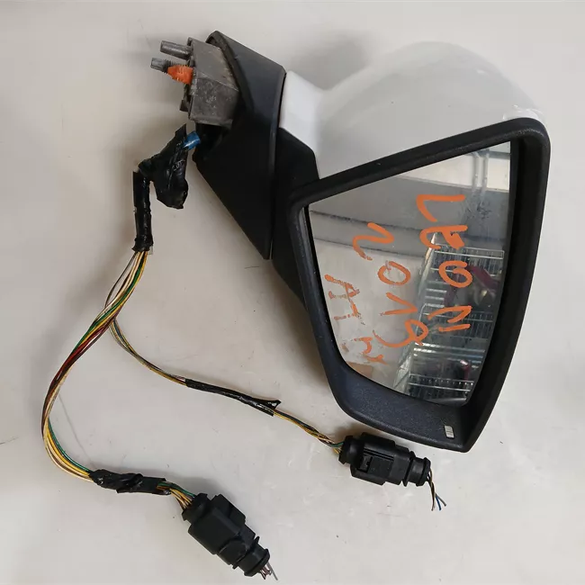 Retrovisore esterno regolazione elettrica destro Ripiegabile elettrico nero satinato