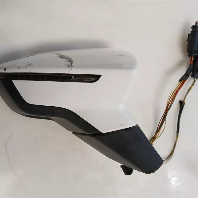 Retrovisore esterno regolazione elettrica destro Ripiegabile elettrico nero satinato