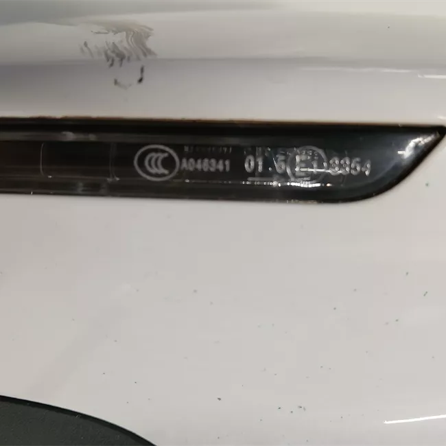 Retrovisore esterno regolazione elettrica destro Ripiegabile elettrico nero satinato