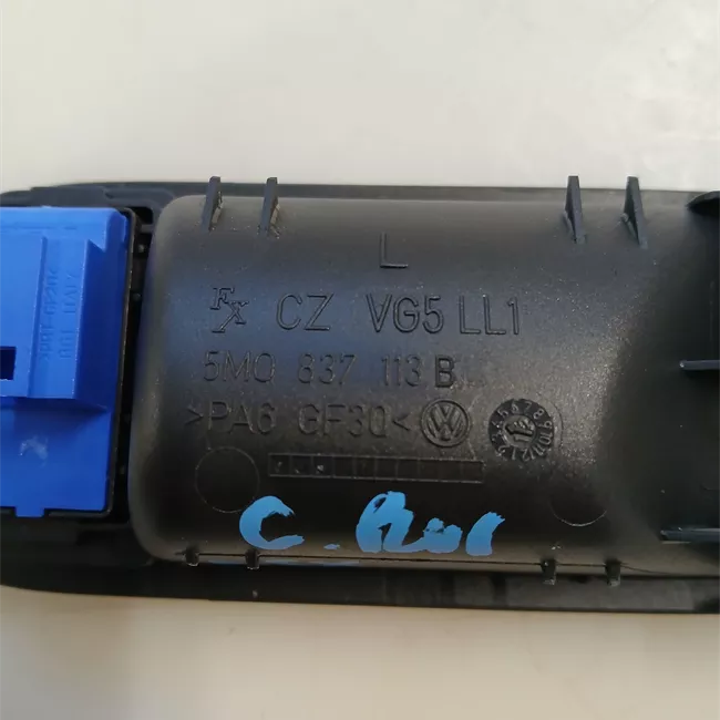 Maniglia interna apertura porta anteriore sinistra all/titanio nero