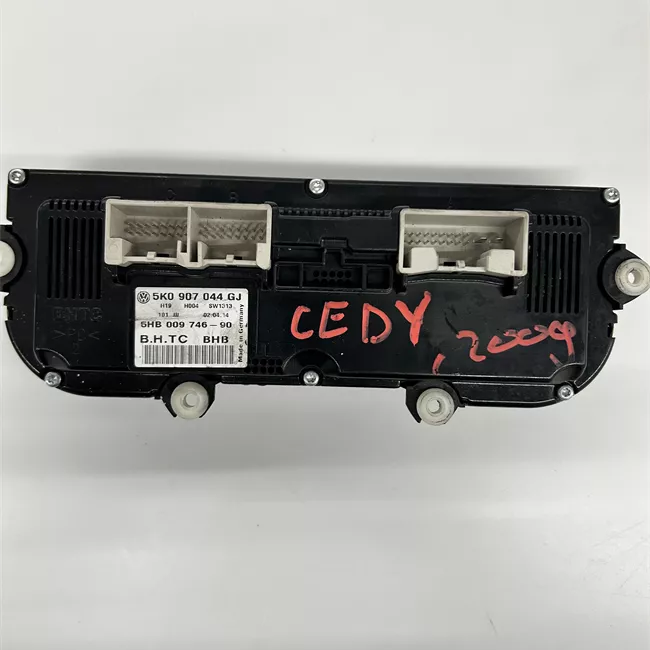 Blocco comando climatizzazione con climatizzatore regolazione elettrico/riscaldamento autonomo nero 