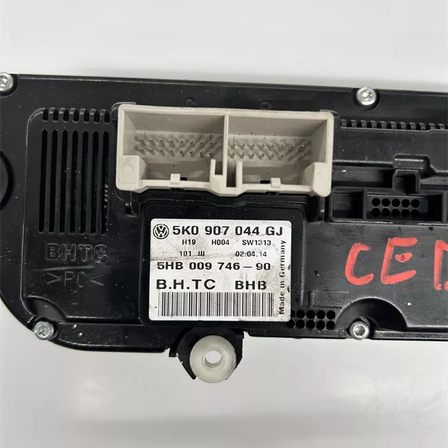 Blocco comando climatizzazione con climatizzatore regolazione elettrico/riscaldamento autonomo nero 