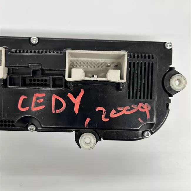 Blocco comando climatizzazione con climatizzatore regolazione elettrico/riscaldamento autonomo nero 