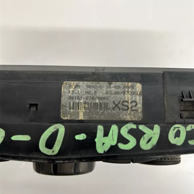 Blocco comando climatizzazione