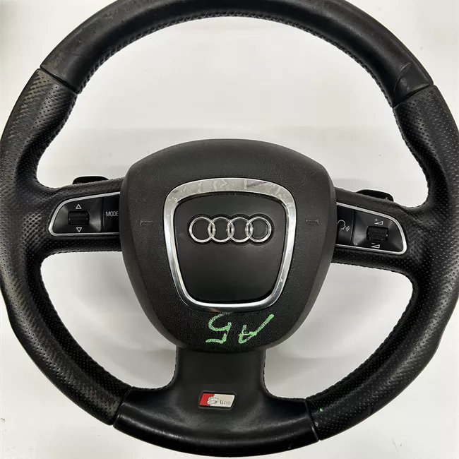 Volante Pelle 3 raggi nero