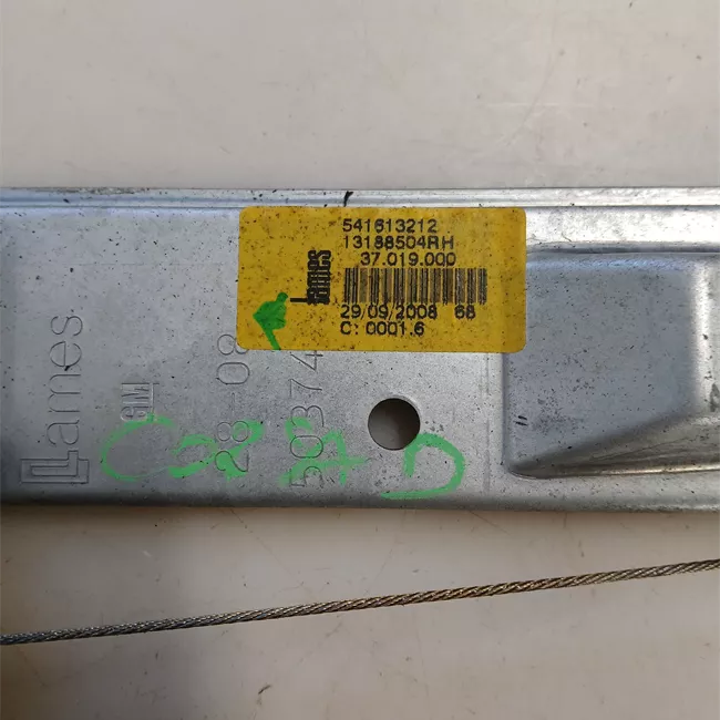 Alzacristallo porta posteriore destro