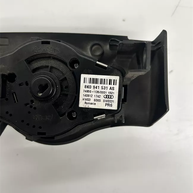 Interruttore blocco comando luci con fendinebbia nero