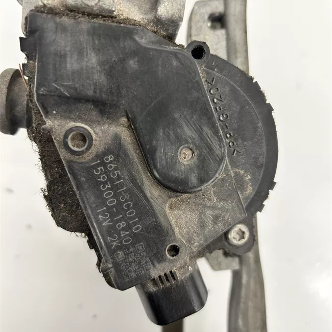 Meccanismo tergiparabrezza con motorino