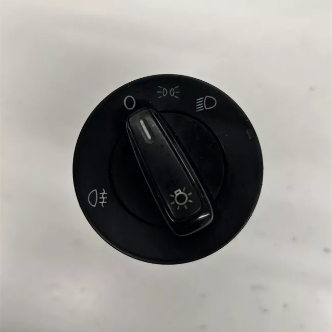 Interruttore blocco comando luci nero/cromo