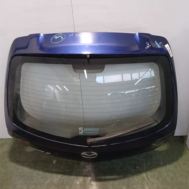 Portello posteriore senza spoiler/telecomando