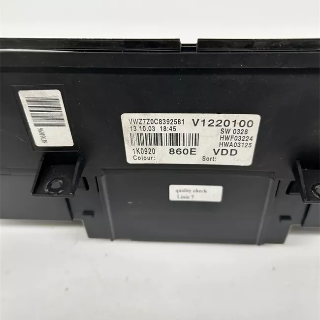 Quadro strumenti completo