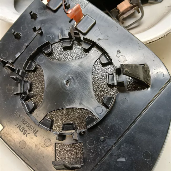 Retrovisore esterno regolazione elettrica sinistro Ripieghevoli nero satinato