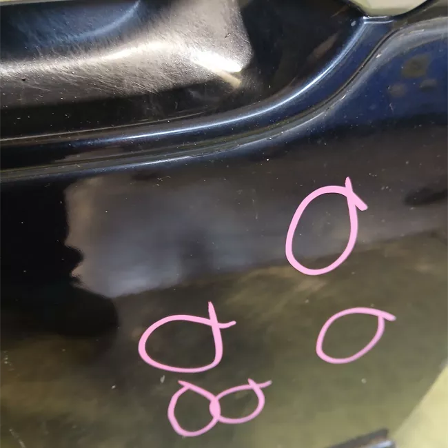 Porta anteriore sinistra con sede modanatura