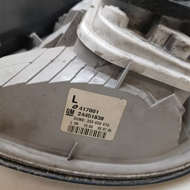 Fanale posteriore sinistro