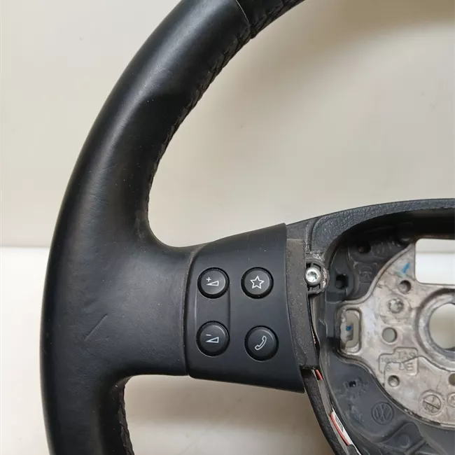 Volante Pelle multifunzione nero/alluminio