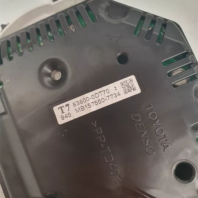 Quadro strumenti completo