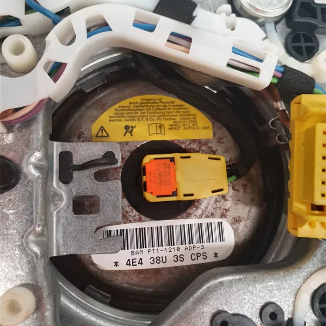 Dispositivo airbag lato guida Pelle nero