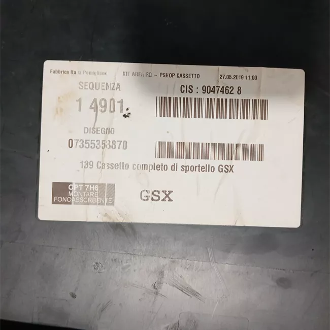 Cruscotto con predisposizione PDA 2