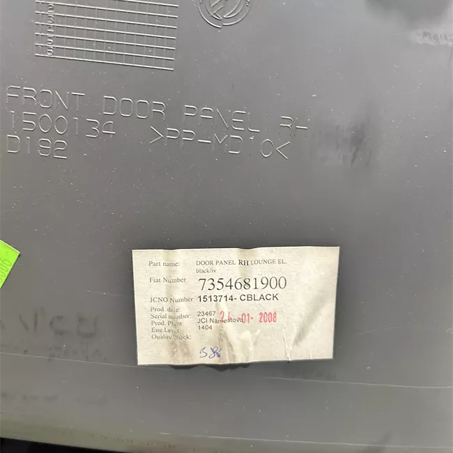 Pannello interno porta anteriore destro Tessuto grigio scuro