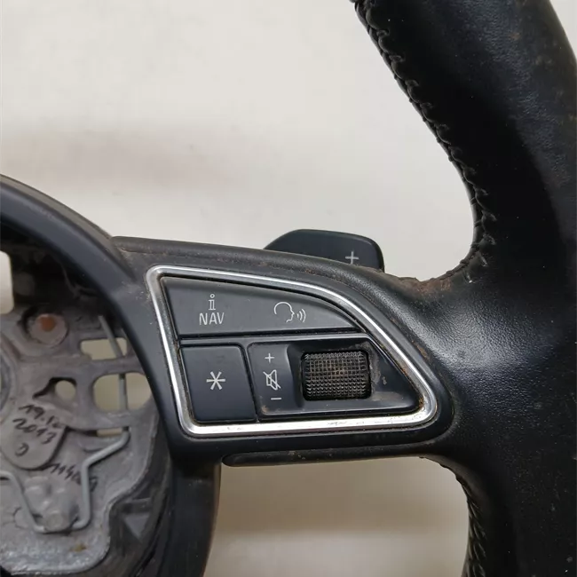 Volante Sport pelle multifunzione nero