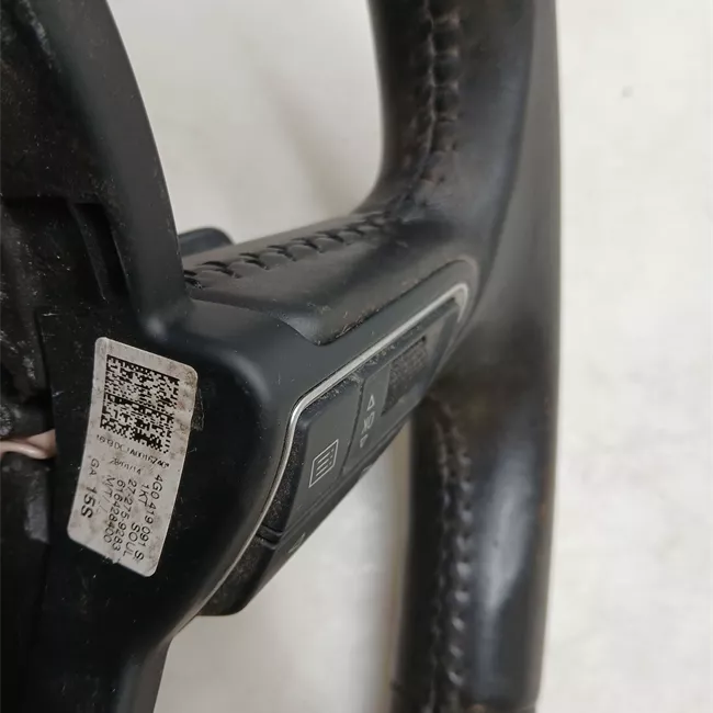 Volante Sport pelle multifunzione nero