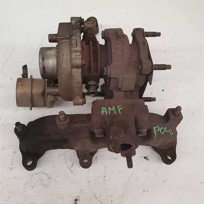 Turbocompressore con collettore scarico