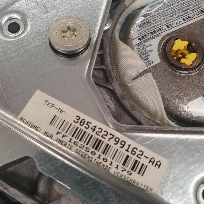 Dispositivo airbag lato guida nero pallido