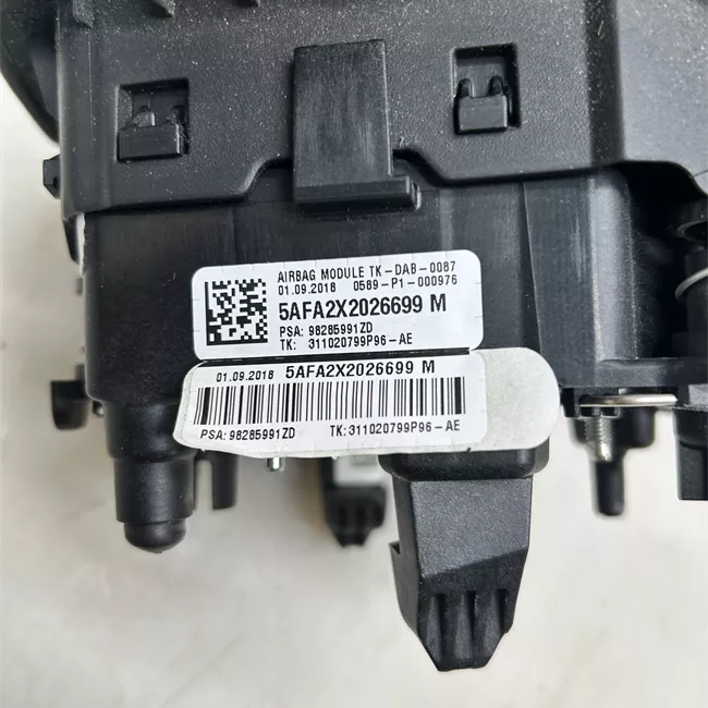 Dispositivo airbag lato guida nero