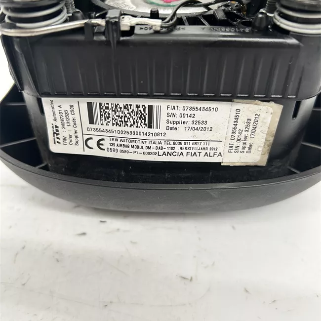 Dispositivo airbag lato guida Nero