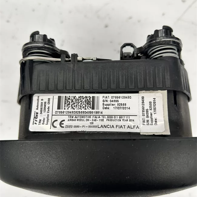 Dispositivo airbag lato guida Nero