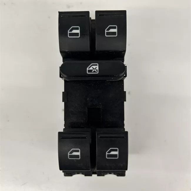 Blocco comandi alzacristalli nero/bianco