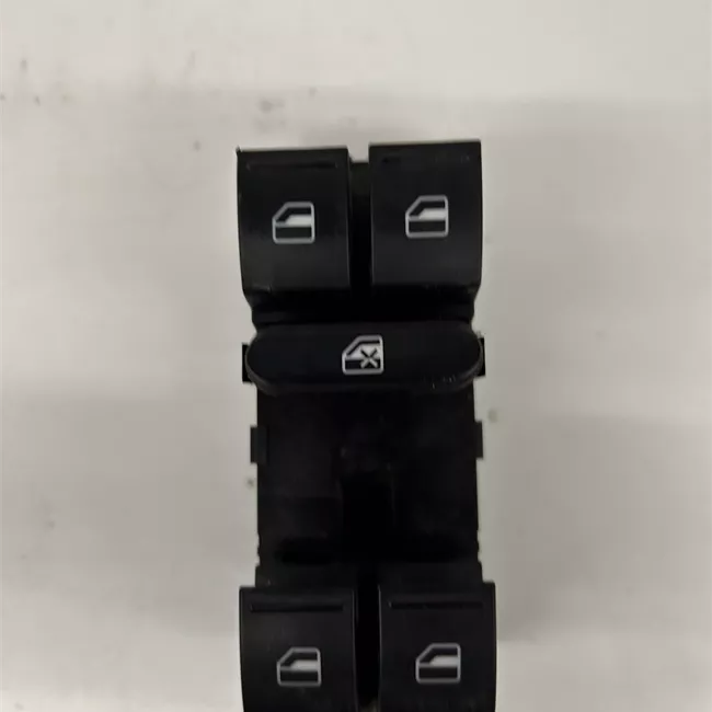 Blocco comandi alzacristalli nero/bianco