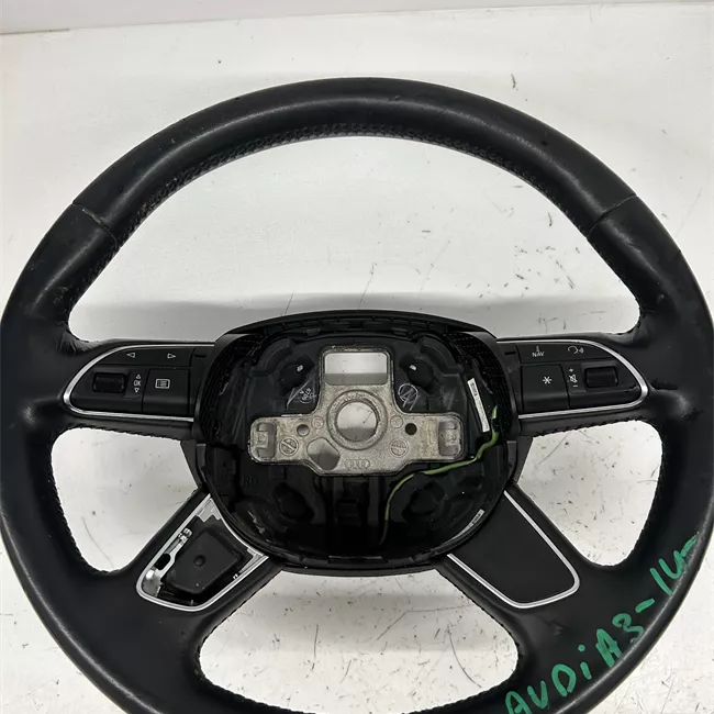 Volante 4 raggi pelle multifunzione nero