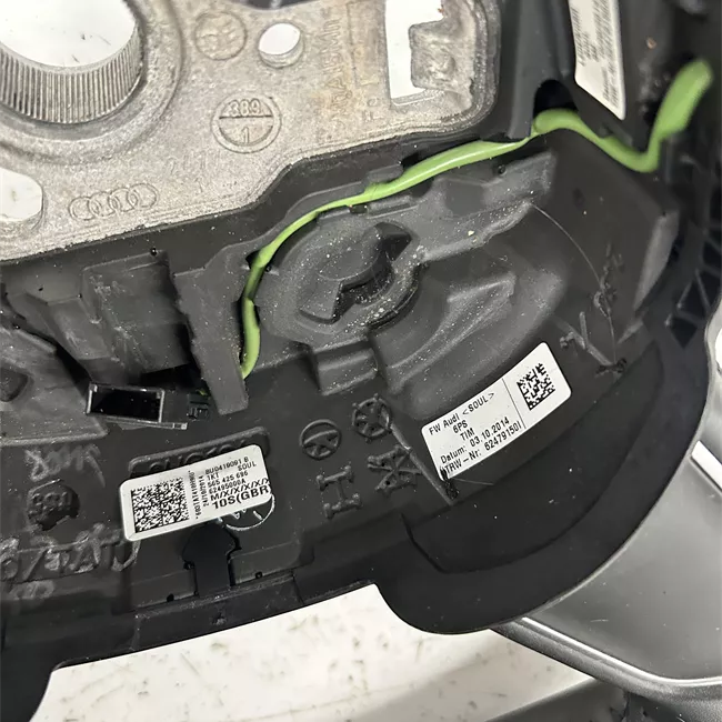 Volante 4 raggi pelle multifunzione nero