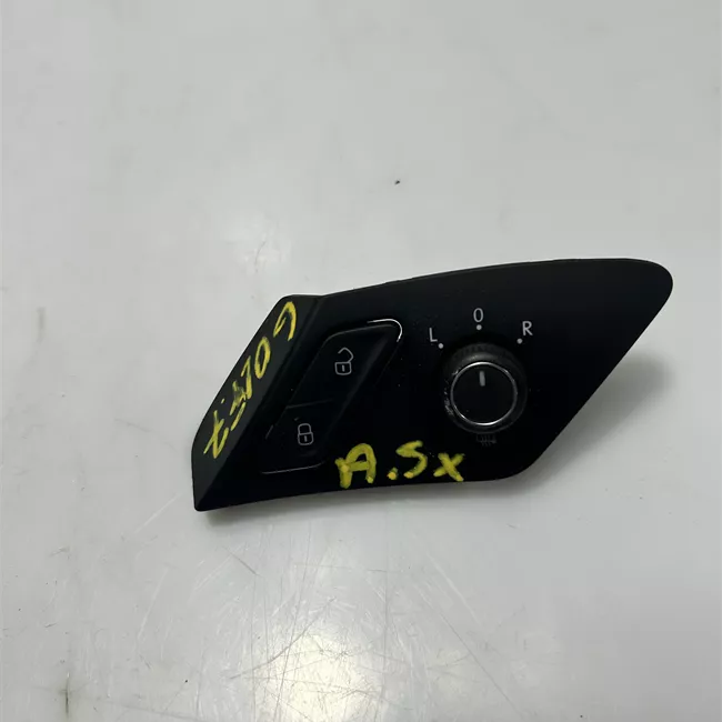 Interruttore regolazione retrovisore esterno nero/alluminio