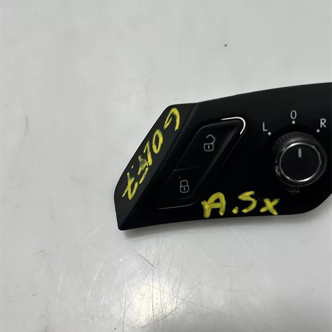 Interruttore regolazione retrovisore esterno nero/alluminio