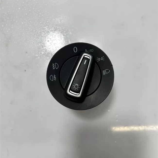 Interruttore blocco comando luci nero satinato/alluminio