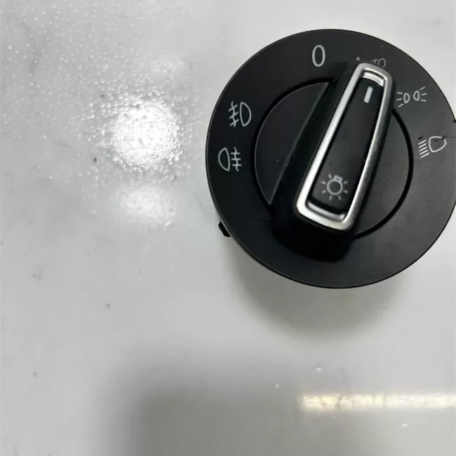 Interruttore blocco comando luci nero satinato/alluminio