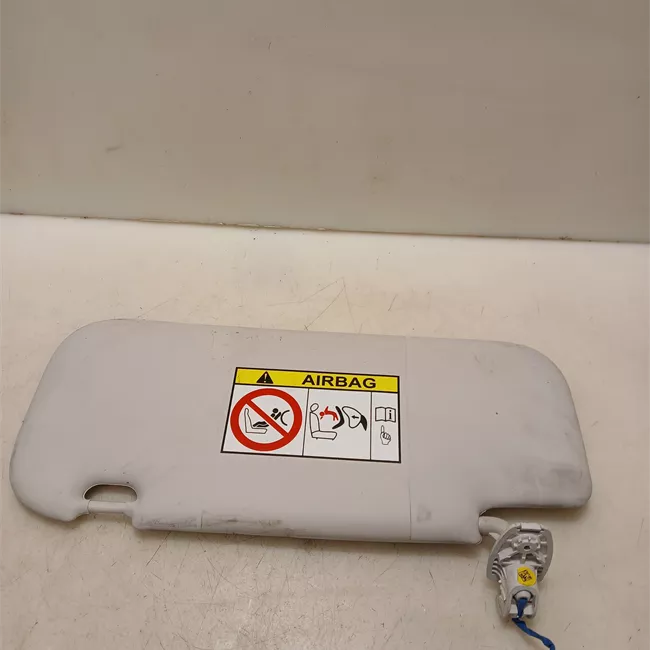 Aletta parasole parabrezza destra con specchietto illuminato grigio chiaro