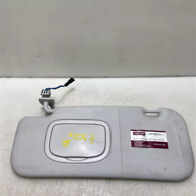 Aletta parasole parabrezza sinistra con specchietto illuminato grigio chiaro