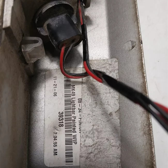 Maniglia portello posteriore con fanalini targa JC