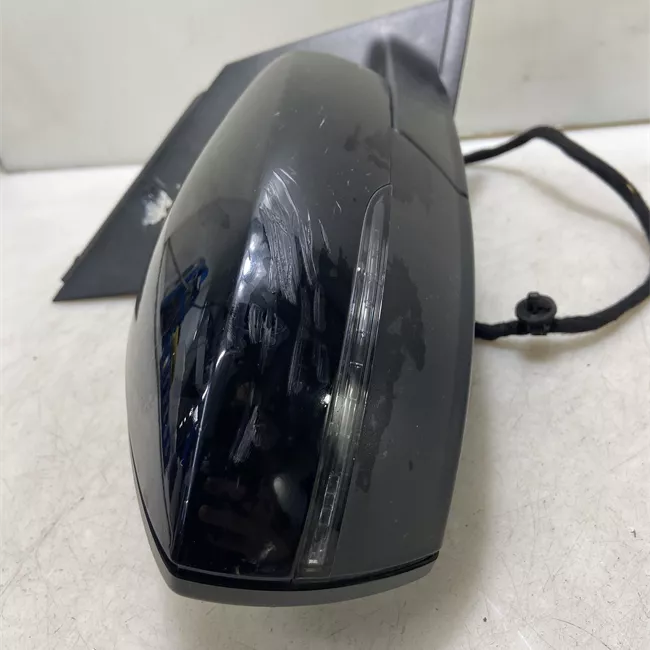 Retrovisore esterno regolazione elettrica destro Ripieghevole elettrico nero satinato