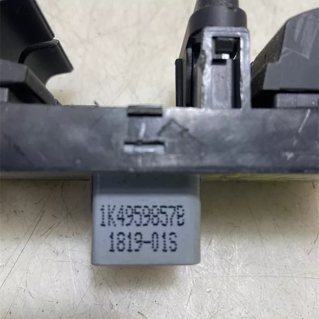 Blocco comandi alzacristalli con cristalli elettrici posteriore nero/bianco