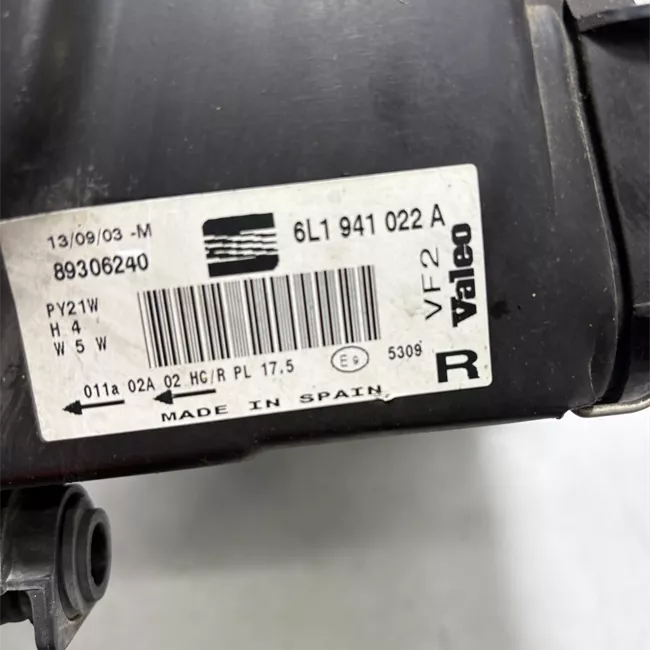 Proiettore destro Completo doppio alogeno