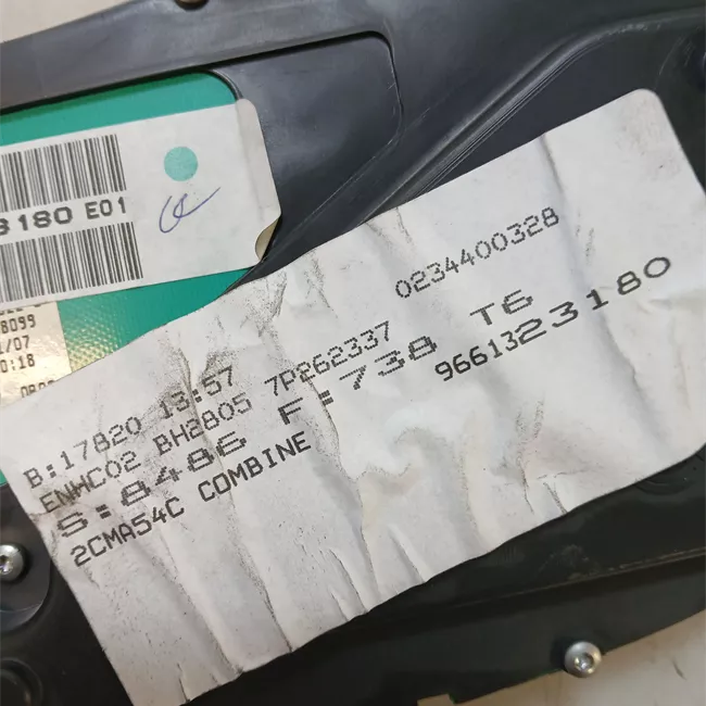 Quadro strumenti completo