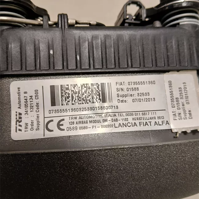 Dispositivo airbag lato guida